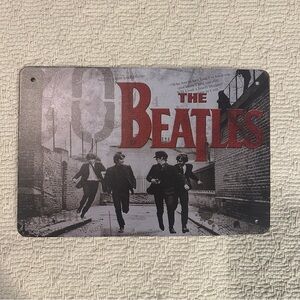 Cool Beatles Metal Sign/Art